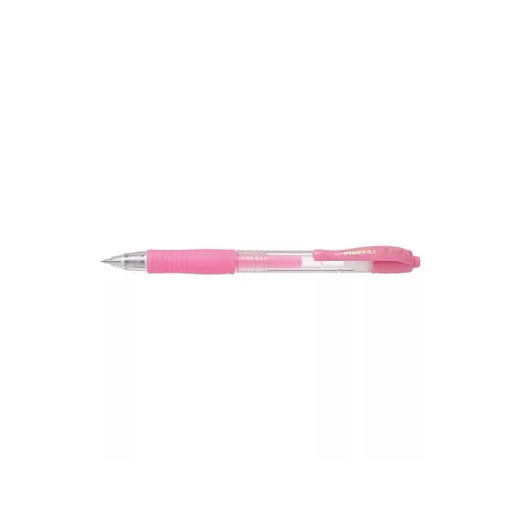Zseléstoll, 0,32 mm, nyomógombos, PILOT "G-2 Pastel", rózsaszín
