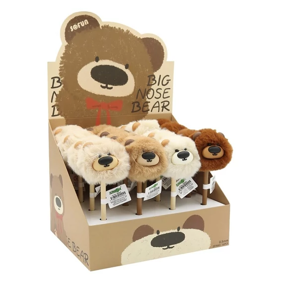 Zseléstoll JUNIOR 0,7mm pom-pom formával Nose Bear