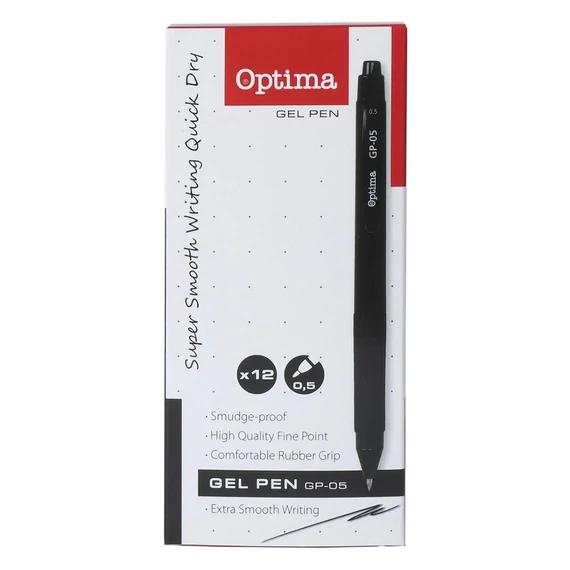 Zseléstoll OPTIMA 0,5mm fekete
