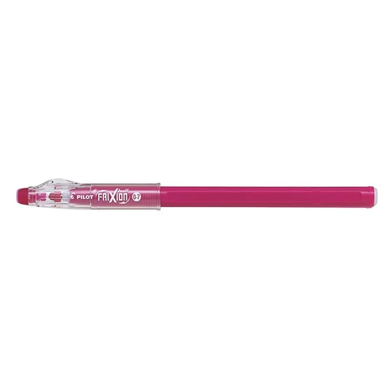 Zselés toll radírozható, 0,7mm Pilot Frixion Ball Stick borpiros