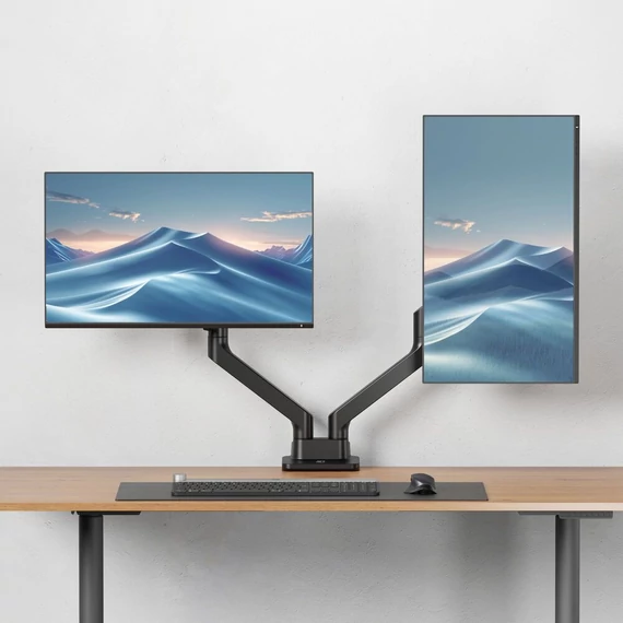 ACT AC8342 Dual Monitor Arm Office Premium with Gas Spring