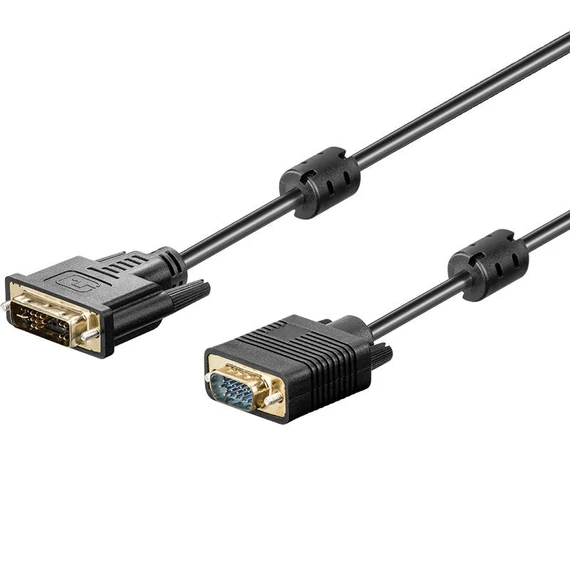 Akyga AK-AV-03 DVI 24+5 / VGA Cable 1,8m Black