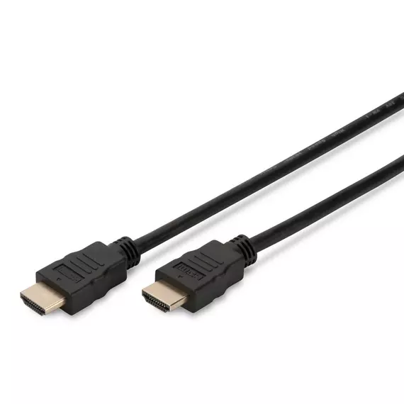 Assmann HDMI High Speed Ethernet connection cable type A M/M 5m Black