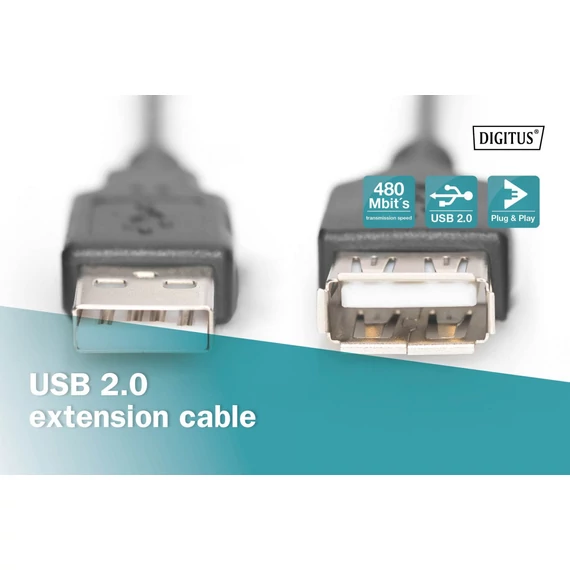 Assmann USB extension cable, type A