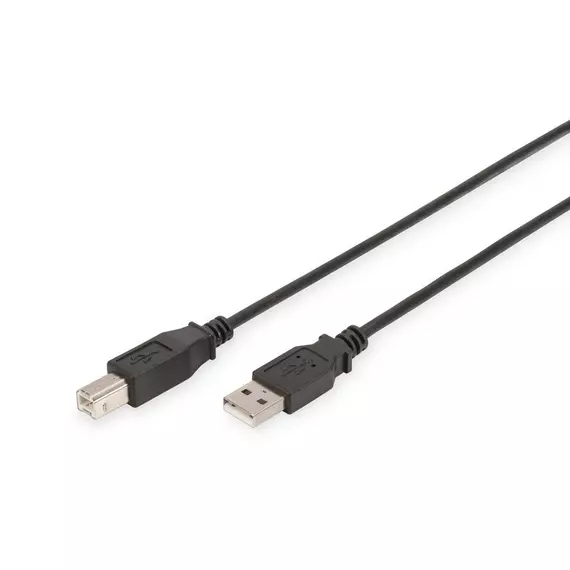 Assmann USB2.0 connection cable type A - B M/M 3m Black