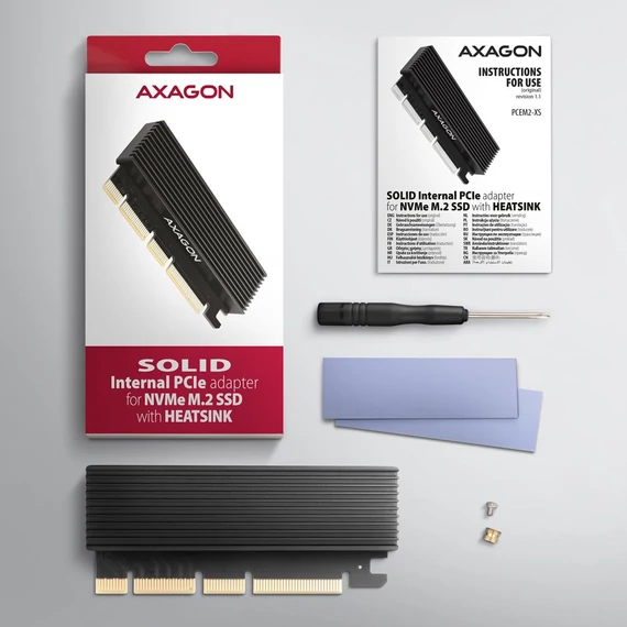 Axagon PCEM2-XS PCI-Express - NVME M.2 adapter