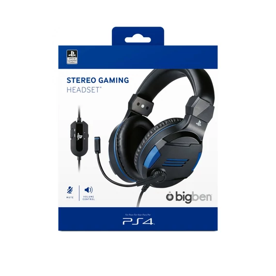 Bigben Interactive PS4 Stereo Gaming Headset V3 Black/Blue