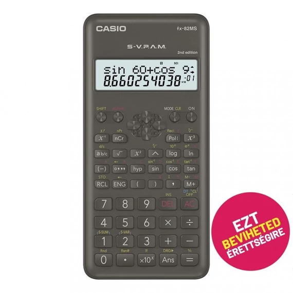 Számológép, tudományos, 240 funkció, CASIO 