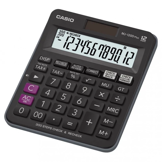 Számológép, asztali, 12 számjegy, CASIO 