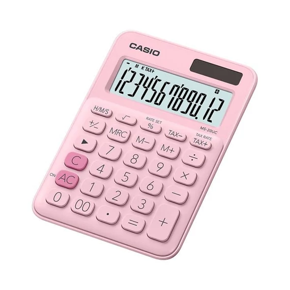 Számológép, asztali, 12 számjegy, CASIO, 