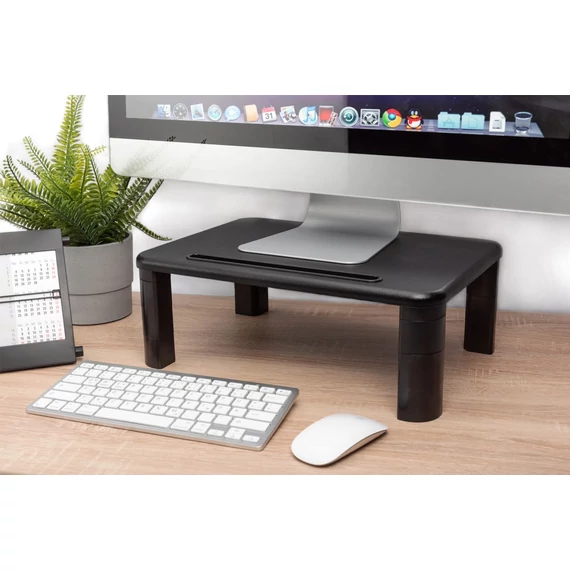 Digitus DA-90458 Ergonomic Monitor Riser Black