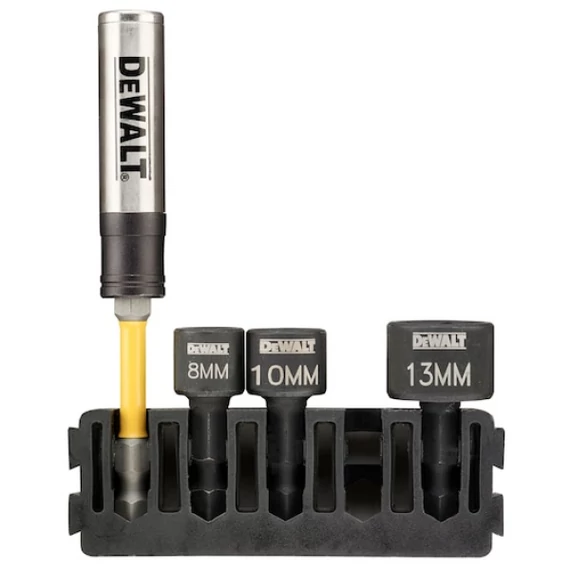 DEWALT Hegytartó, behúzófejes és torziós betétek, 5db