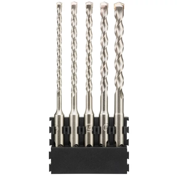 DEWALT Hegytartó, SDS-Plus fúrók, 5db, 5,5-10x160mm