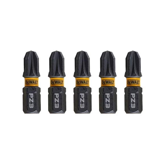 DEWALT Bithegy, csavarhúzó, 25mm, 5db, PZ3 FLRQ