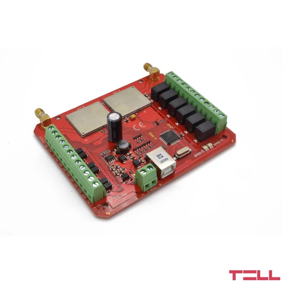 Dualcom SIA IP KIT 4G (x2 SIM) kontaktusvezérelt kommunikátor/4G,GPRS/SIA IP,TELLMon,TEX/6NO;NC;EOL bemen+tápegységdoboz