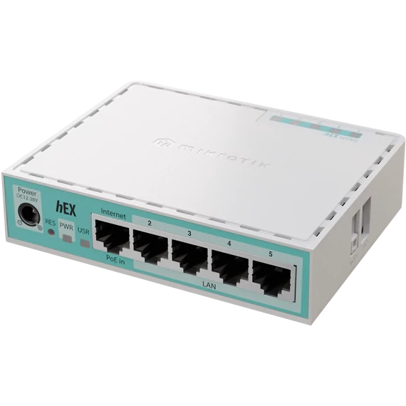 MikroTik hEX (2024 verzió) E50UG L4 512MB 5xGbE LAN port router