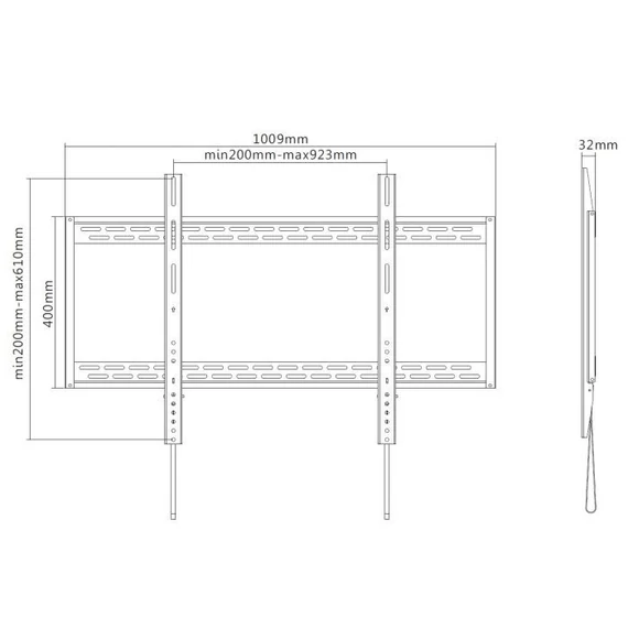 Equip TV Fali konzol - 650323 (60