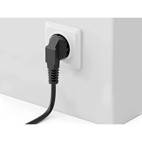 Tápkábel, C13/SCHUKO, 1,8 m, EQUIP, fekete