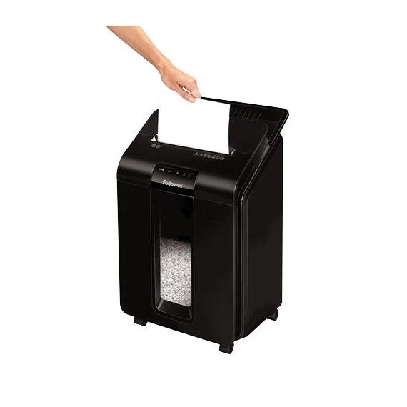 Iratmegsemmisítő, minikonfetti, 90 lap, FELLOWES 