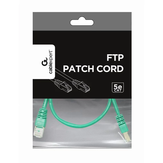 Gembird CAT5e F-UTP Patch Cable 1m Green