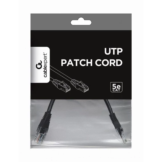 Gembird CAT5e U-UTP Patch Cable 0,25m Black