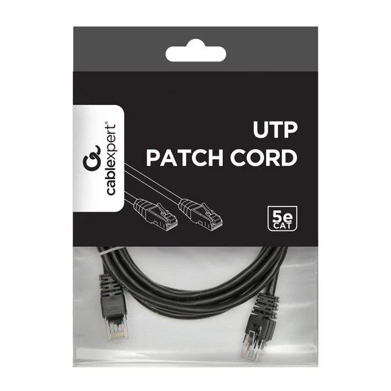 Gembird CAT5e U-UTP Patch Cable 2m Black