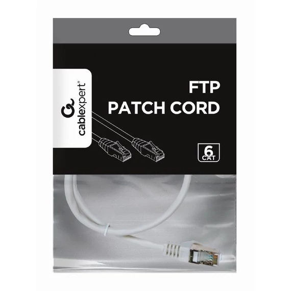 Gembird CAT6 F-UTP Patch Cable 0,5m White