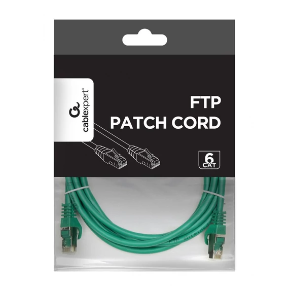 Gembird CAT6 F-UTP Patch Cable 3m Green