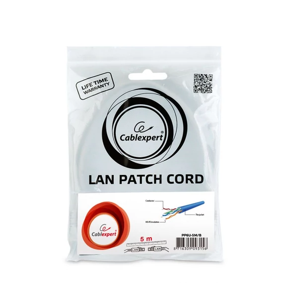 Gembird CAT6 U-UTP Patch Cable 5m Blue
