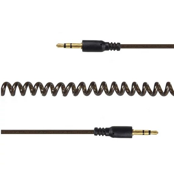 Gembird CCA-405-6 3.5mm stereo spiral audio cable 1,8m Black