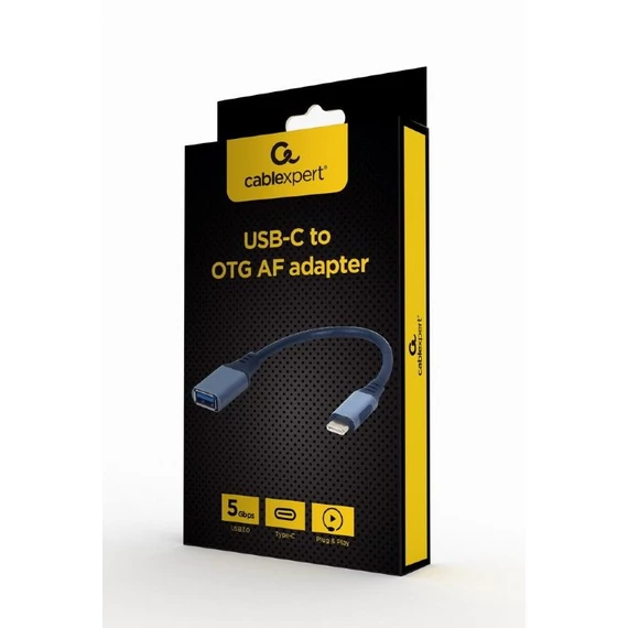 Gembird A-USB3C-OTGAF-01 USB-C to OTG AF Adapter Space Grey
