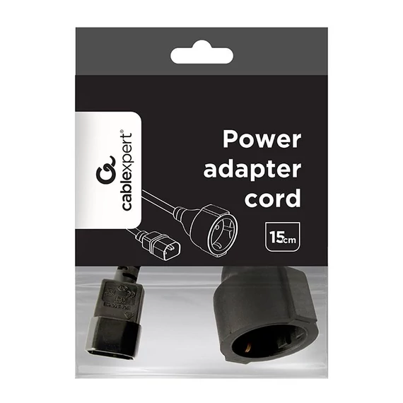 Gembird Tápkábel - PC-SFC14M-01 (Szünetmentes tápkábel adapter , IEC-320-C14, fekete)