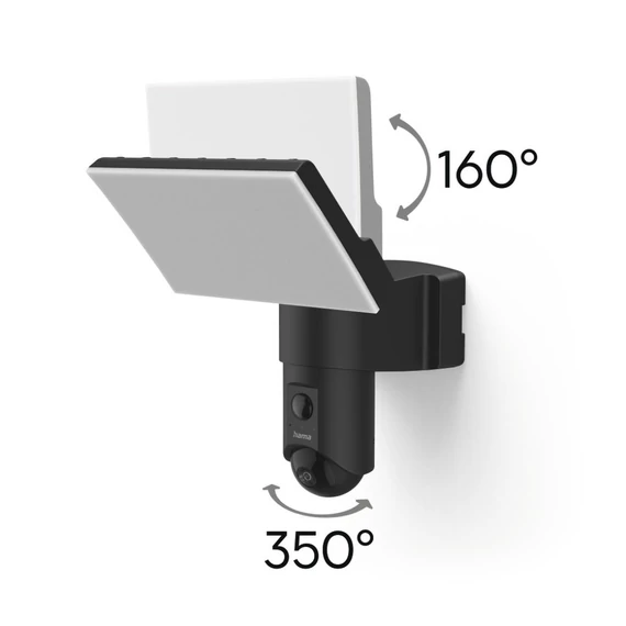 Biztonsági kamera HAMA kültéri 1080p éjjellátó + reflektor