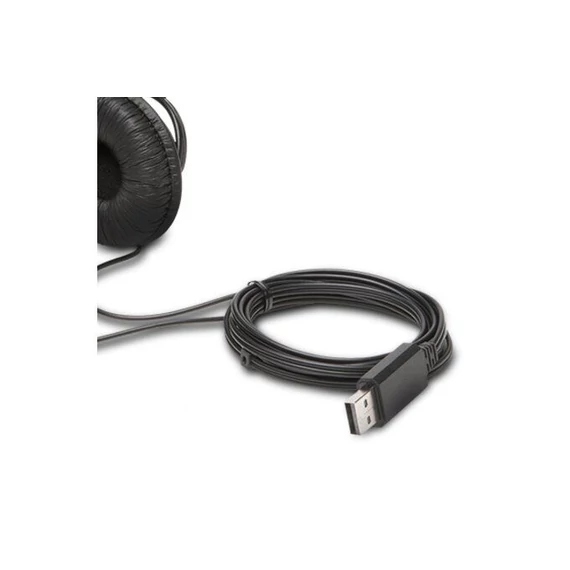 Fejhallgató, mikrofonnal, USB-A, KENSINGTON