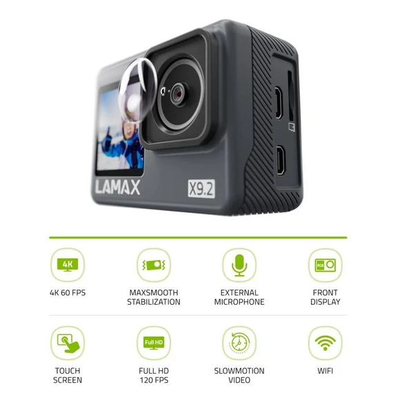 LAMAX X9.2 4K 60 fps akciókamera