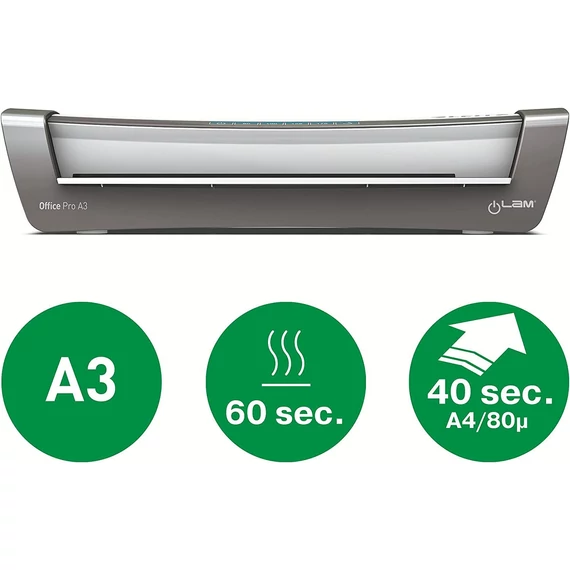 Laminálógép, A3, 80-175 mikron, LEITZ 