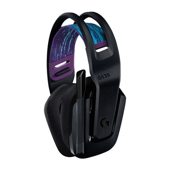 Logitech G535 Lightspeed vezeték nélküli fekete gamer headset
