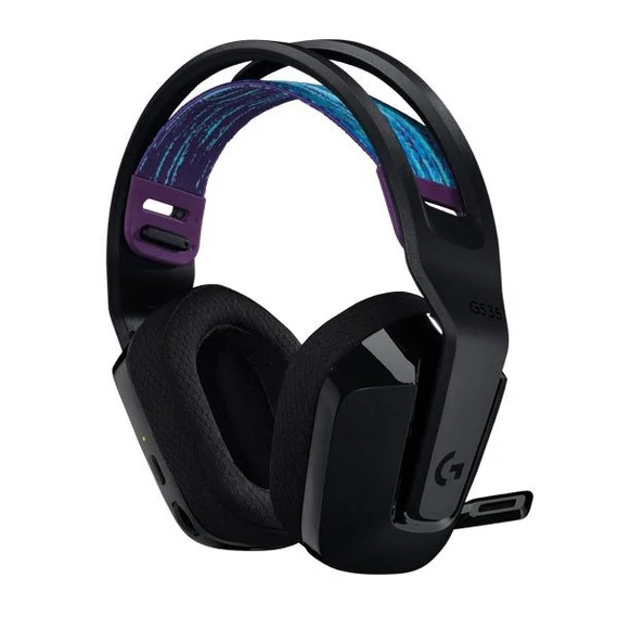 Logitech G535 Lightspeed vezeték nélküli fekete gamer headset