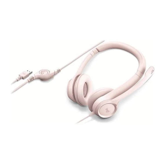 Logitech H390 Stereo Headset Rose