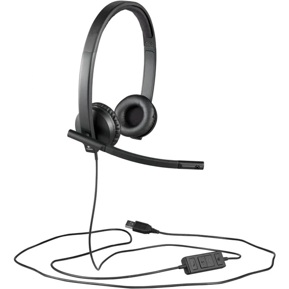 Logitech H570e USB fekete headset