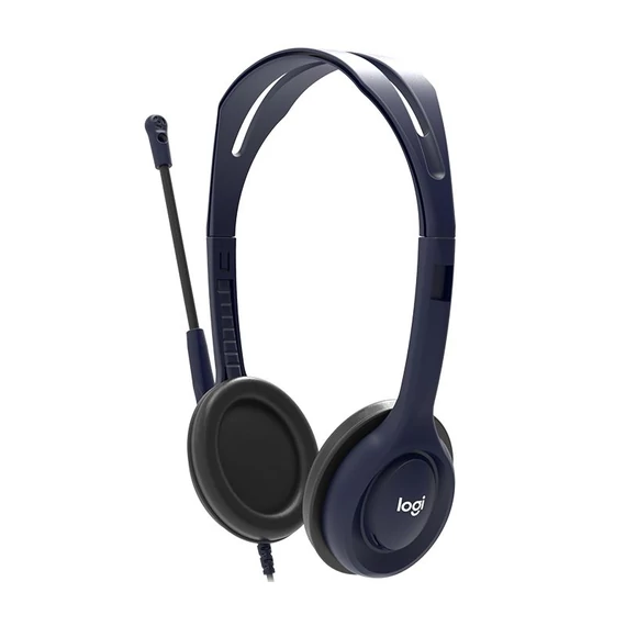 Logitech School Wired Headset with Microphone Blue OEM