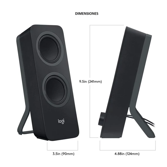 Logitech Z207 5W Bluetooth fekete hangszóró