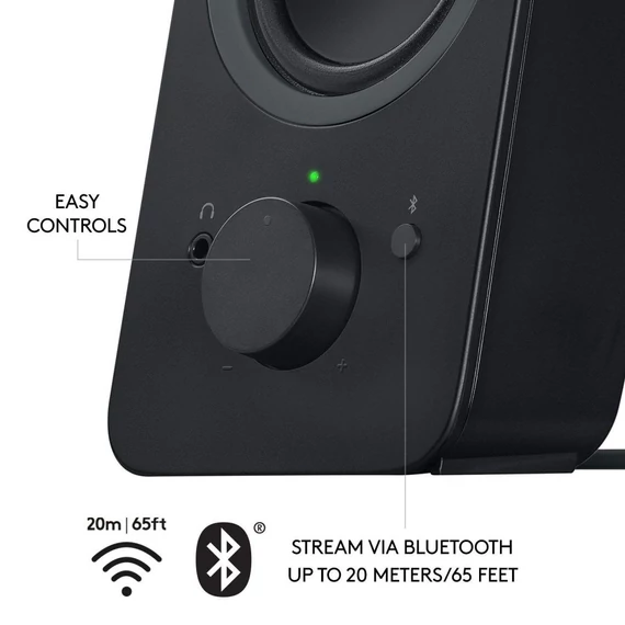 Logitech Z207 5W Bluetooth fekete hangszóró