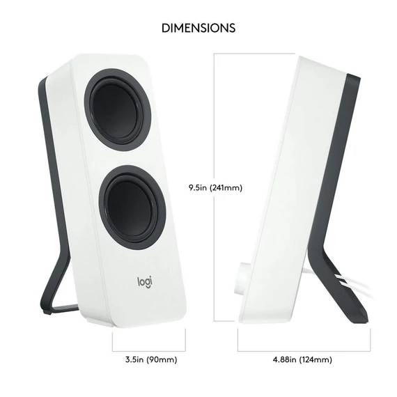 Logitech Z207 5W Bluetooth fehér hangszóró
