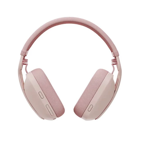 Logitech Zone Vibe 100 Bluetooth mikrofonos rózsaszín fejhallgató