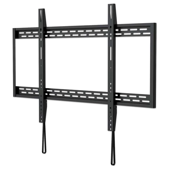 Manhattan TV állvány - Fali fix ultravékony TV állvány Fekete (max.VESA:900x600)(60