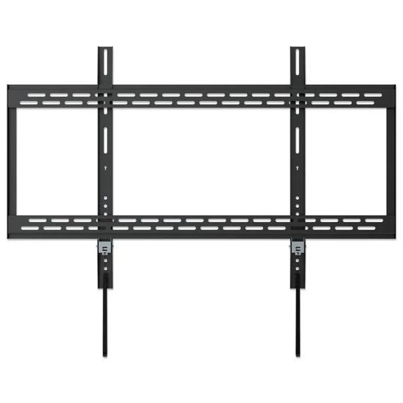 Manhattan TV állvány - Fali fix ultravékony TV állvány Fekete (max.VESA:900x600)(60