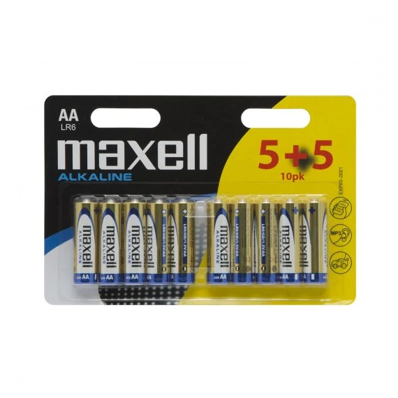 Maxell AA Alkáli Elem 5+5db/csomag