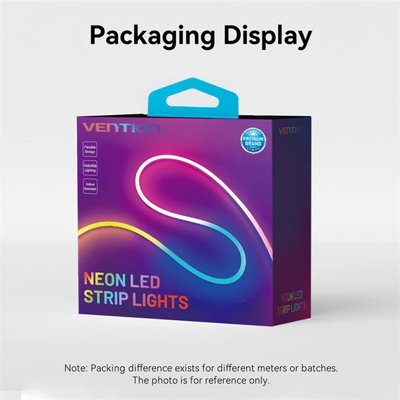 LED szalag NEON,(távirányítós), 2m, Vention