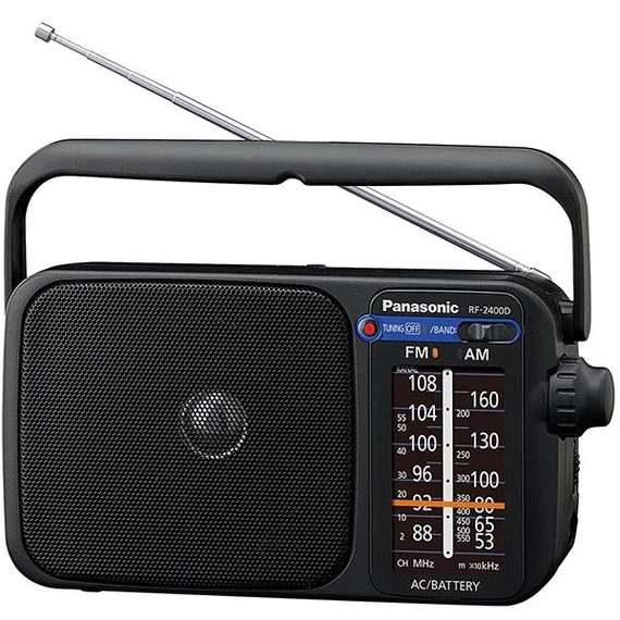 Panasonic RF-2400DEG-K hordozható rádió fekete
